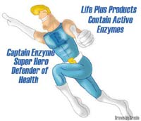 enzymes image DNA, immune system, booster, supplements, OPC, colloidal silver, vitamin C, cat's claw, cayenne, propolis, ellagic acid, enzymes