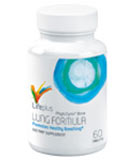 Life Plus Lung Formula nutrition, support, lungs, respiratory system, herbs, fenugreek, carotenoids 