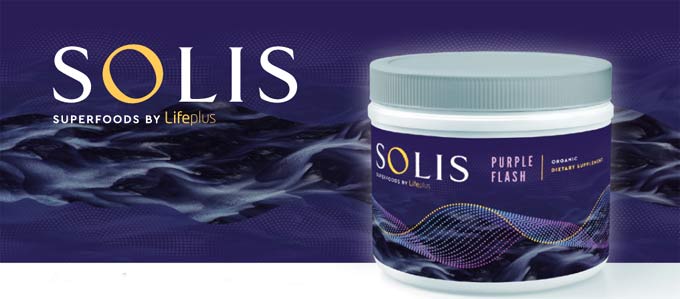 Life Plus Solis Purple Flash Organic Superfruits