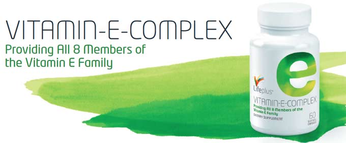 Life Plus Vitamin E Complex Antioxidants d-alpha, d-delta and d-gamma Tocopherols