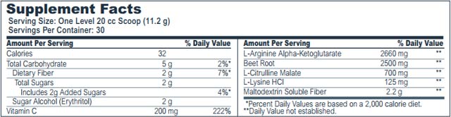 Life Plus X-Cell Plus L-Arginine Ingredients